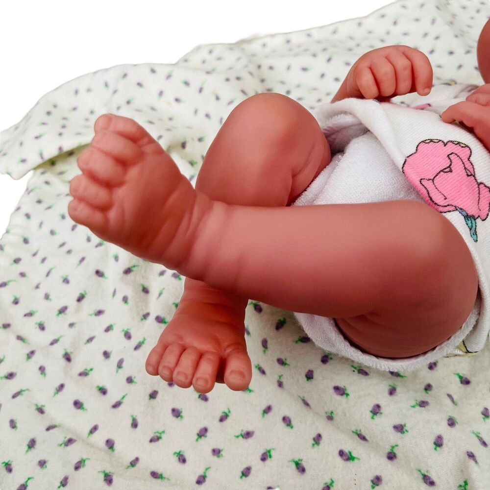 Berenguer 14” Baby Girl Doll Anatomically Correct Realistic Newborn Vinyl 22-07 - Picture 8 of 15